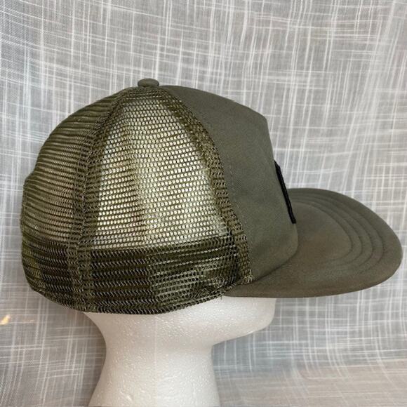 Vans Off The Wall Since 1966 Snapback Patch Hat Green Trucker Cap One Size - Picture 3 of 8